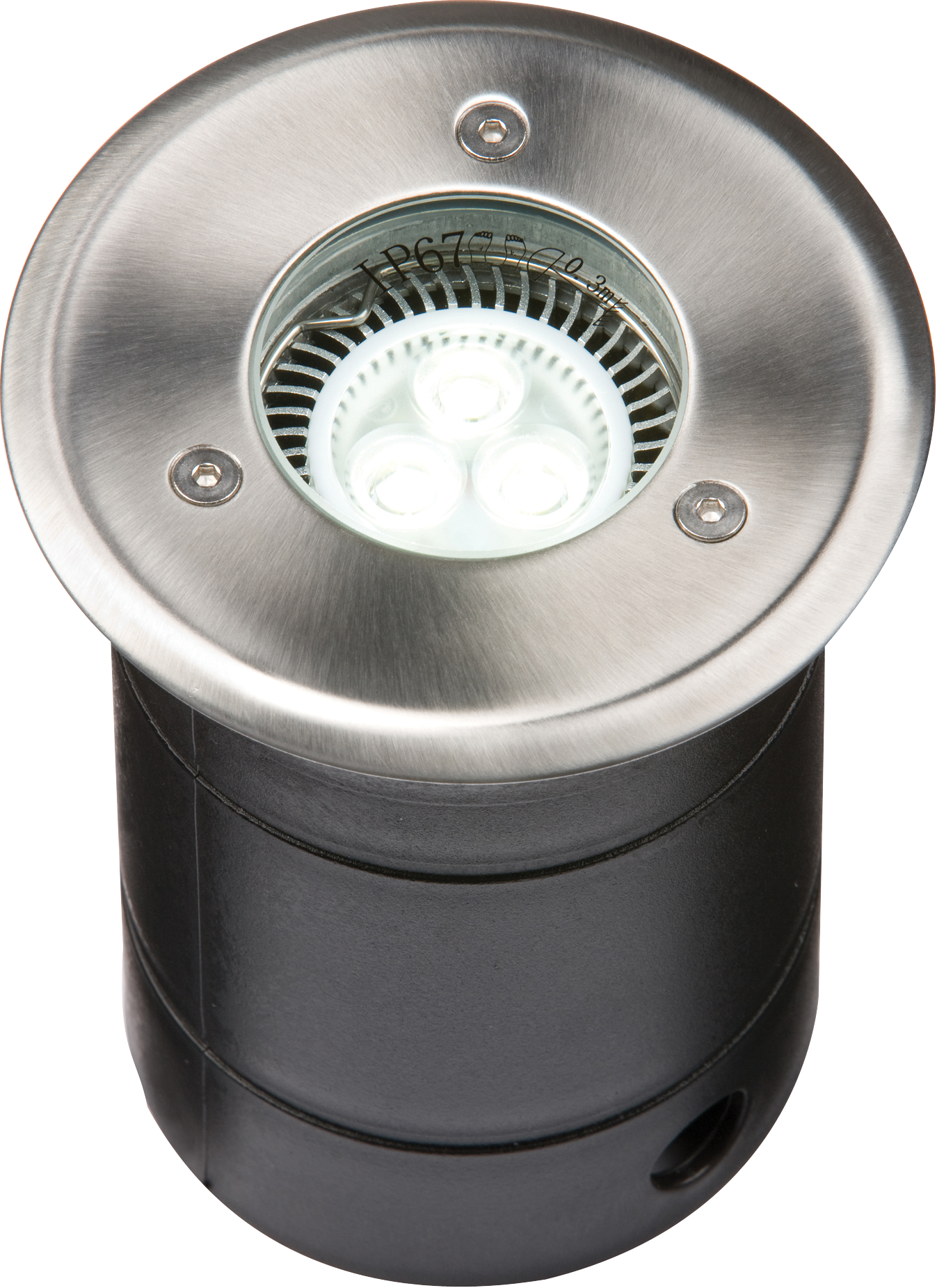 230V IP67 Grade 304 Stainless Steel Walkover / Driveover Light, Depth - 140mm, Flange - 105MM - WGULED 