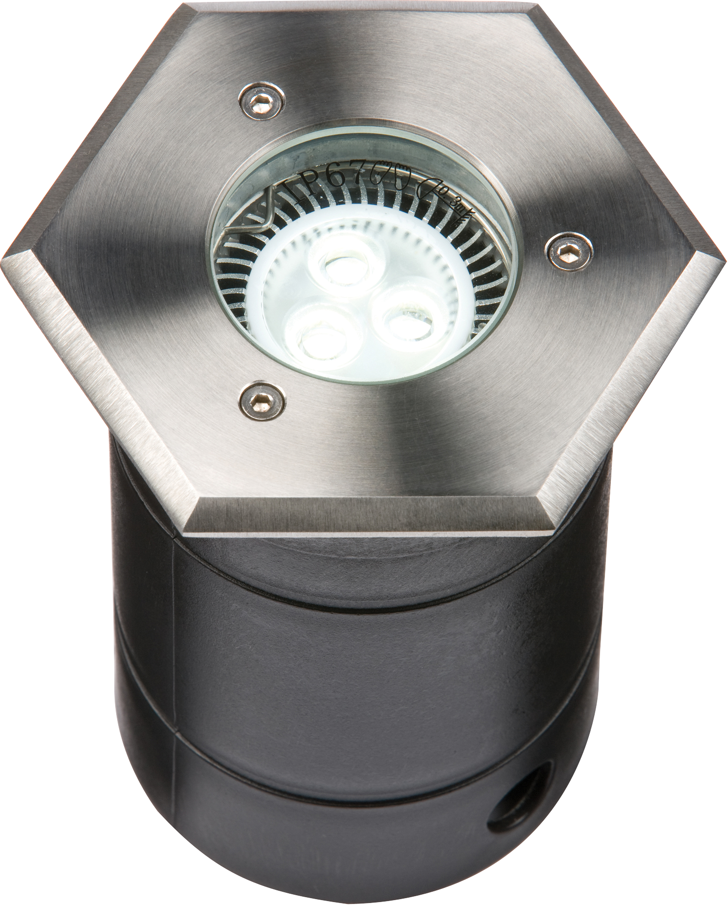 230V IP67 Hexagon Stainless Steel Walkover / Driveover Light - WHGULED 