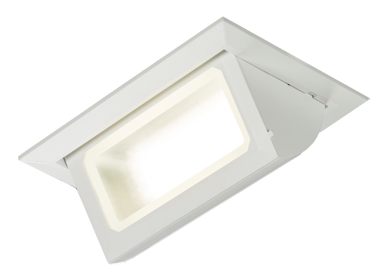 230V 30W Rectangular Recessed LED Wallwasher - WW30R 