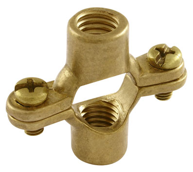 54mm x BSP(1/4") Die Cast Brass Double Ring Clip - MRBSP54D