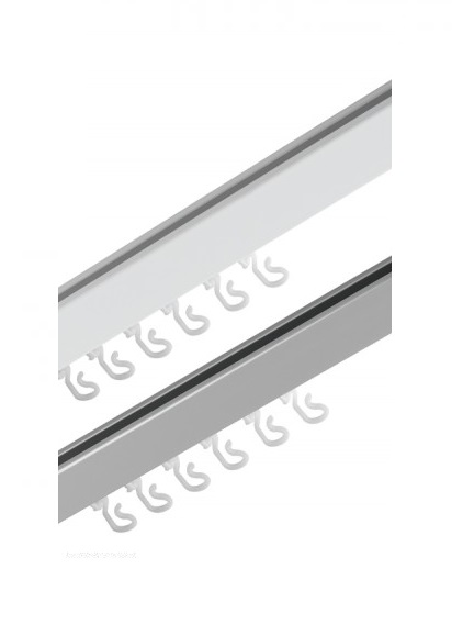 Preformed Standard Corner Bath Track Anodised (Unpacked) - OD7