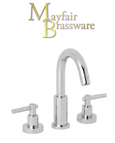 Mayfair Brassware Jasmin 3 Hole Basin - CITY-SUPR13 - DISCONTINUED