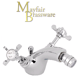 Mayfair Brassware Westminster Mono Bidet Mixer - CITY-SUPR25 - DISCONTINUED