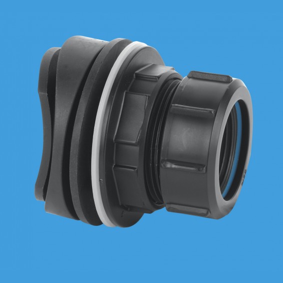 1¼" (1.1/4") Mechanical Soil and Rainwater Pipe Boss Connector (Black) - BOSSCONN1.25BL