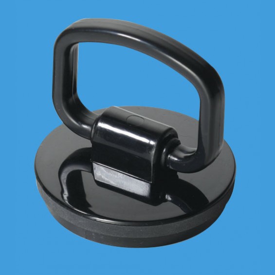 1¾" (1.3/4") Black Plastic Plug with Rubber Seal - BP2H