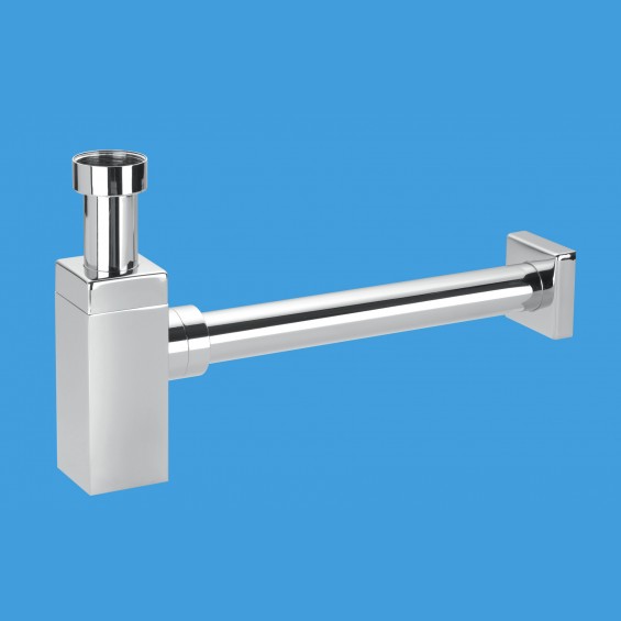 CP Brass Basin Kit  with Square Bottle Trap - CA32SQUK-CB