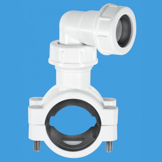 1¼"/1½" Pipe Clamp (White)  - CLAMP1WH