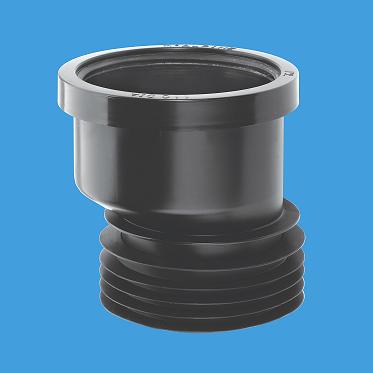 Offset Drain Connector - Black