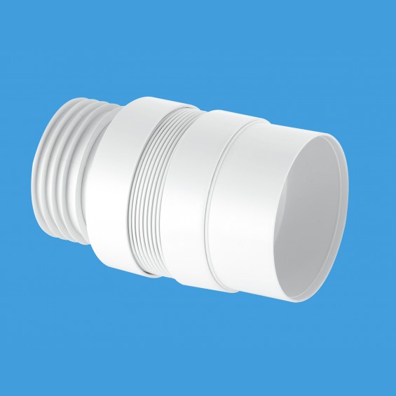 3½" (3.1/2") / 90mm Flexible Extension for WC Connectors - EXTB-F