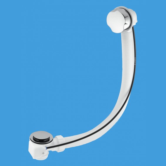 1½" (1.1/2") Pop-Up Bath Waste and Overflow - CP Brass Command Knob - PUB-CPB
