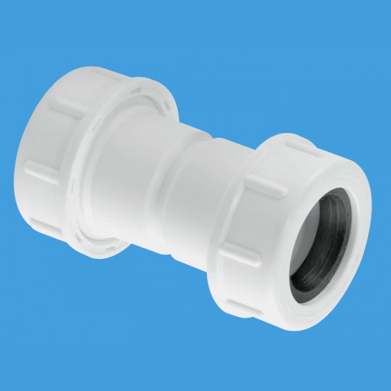 ¾" (3/4") Flexible to Rigid Overflow Pipe Straight Connector - R1M-CO