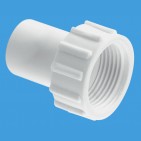 ¾" (3/4") Straight Female Coupling with fixed nut for converting male BSP outlets to Pushfit Fittings - R7