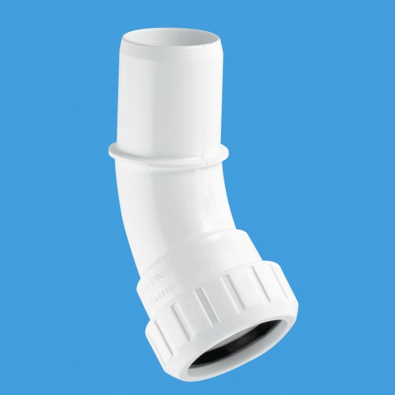 1¼" (1.1/4") Surefit 135° Connector to Soil Pipe Boss - S20M