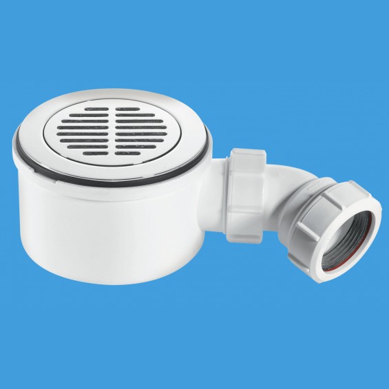 1½" (1.1/2") 90mm Shower Trap (Improved) - Slotted - ST90CPB-S-70