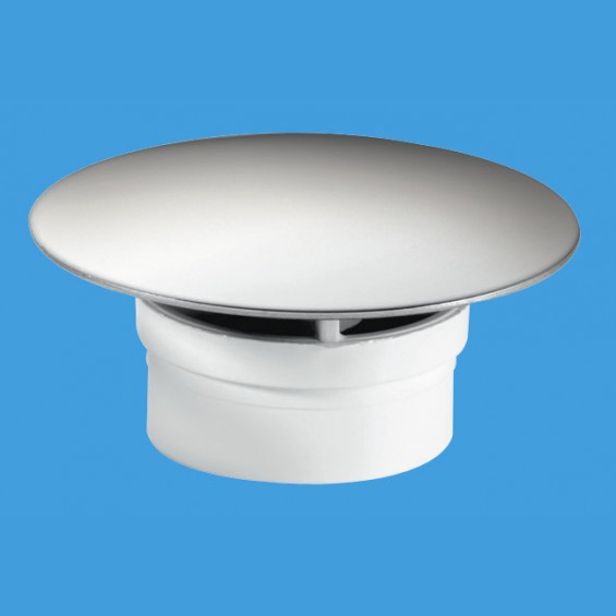 Mushroom Flange for 1½" Trap - 70mm CP Steel - STW70SSM