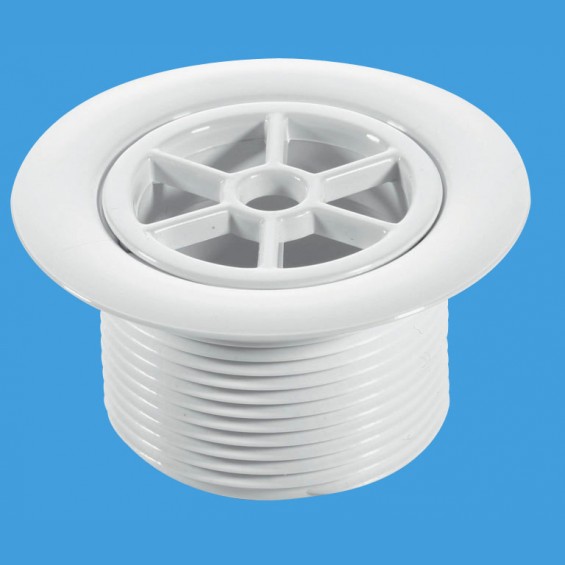 1½" (1.1/2") Standard Waste - 70mm White Plastic - STW70WH