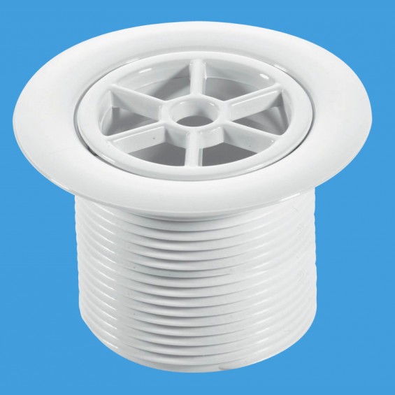 1½" (1.1/2") Long Waste - 70mm White Plastic - STW70WHL