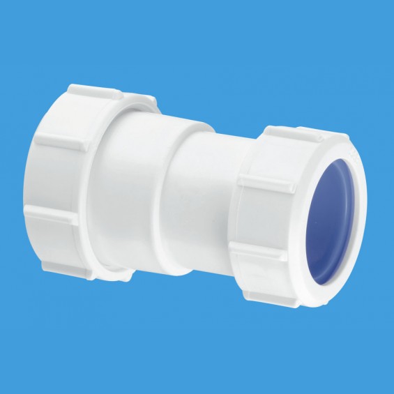 1½" (1.1/2") Multifit Straight Connector x 40mm European pipe size - T28L-ISO
