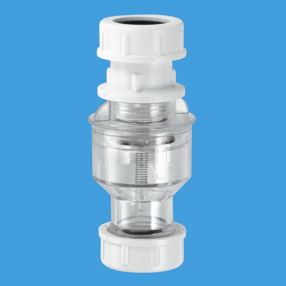 ¾" (3/4") Tunvalve Straight Through (Clear) - TUN5-CL