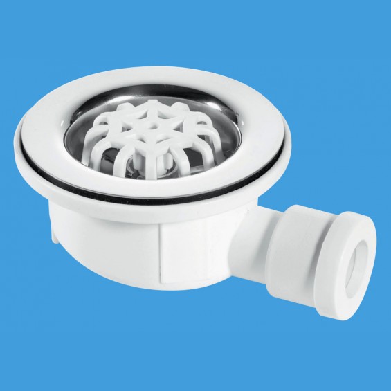 1½" (1.1/2") Pumped Shower Waste Outlet - Strainer Grid - UPSW-1