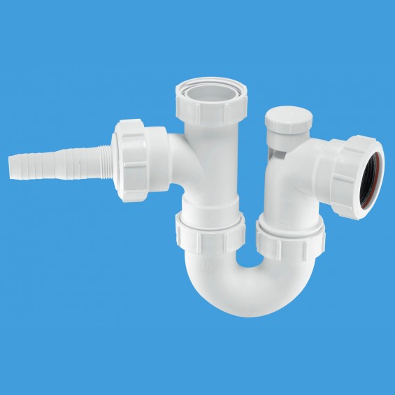 1½" (1.1/2") Anti -Syphon Sink Trap with Horizontal Nozzle - WM2V