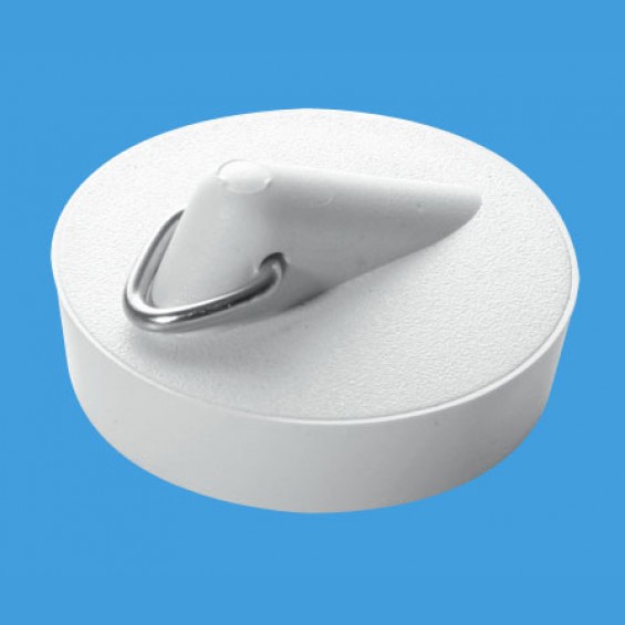 1½" (1.1/2") White PVC Plug with Triangle - WP3T