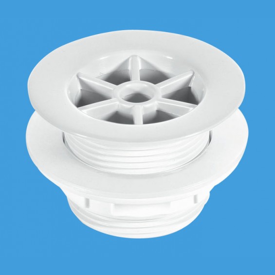 1½" (1.1/2") White Plastic Shower Waste - WS5