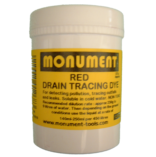 MONUMENT 4oz RED DRAIN DYE - 1261V 