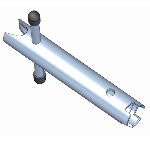 MONUMENT COMBINATION CRUTCH STOPCOCK & WHEEL VALVE KEY 160mm - 3131O 