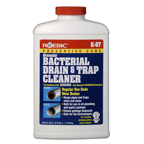 ROEBIC K67 40oz GRANULAR DRAIN & TRAP CLEANER - 3725T 