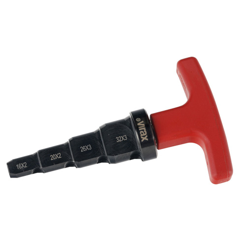 VIRAX REROUNDING & REAMING TOOL For MULTILAYER PIPE (RED HANDLE) - VRX221276 