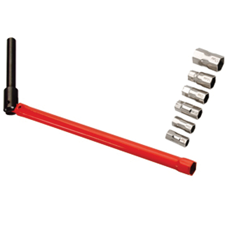 VIRAX TAP WRENCH (BASING WRENCH+ 6 END FITTINGS -  9/10/11/12/13/14/17) - VRX261470 
