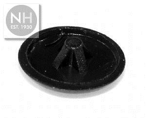 Screw Cover Cap Pozi Black 100 Per Bag - 100PCC2 