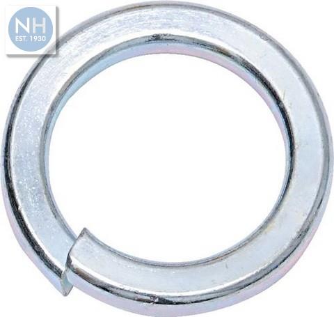 Spring Washers BZP M8 100 Per Bag - 100SW8 