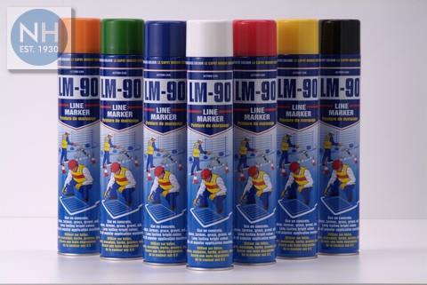 Action Can LM90 Blue Blue Line Marking Paint - ACLLM90BLUE 