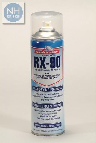Action Can RX90 Red Oxide Primer 500ml - ACLRX90 
