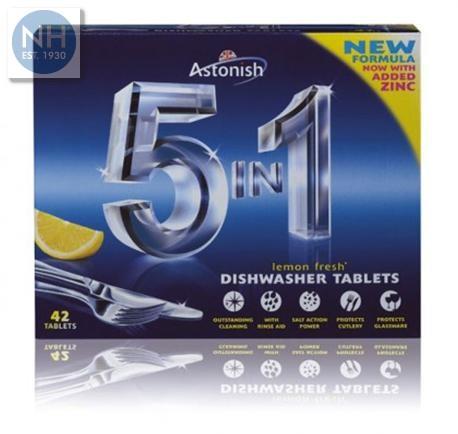 Astonish C2180 5in1 Dishwasher Tablets 42 Pack - ASTC2180 