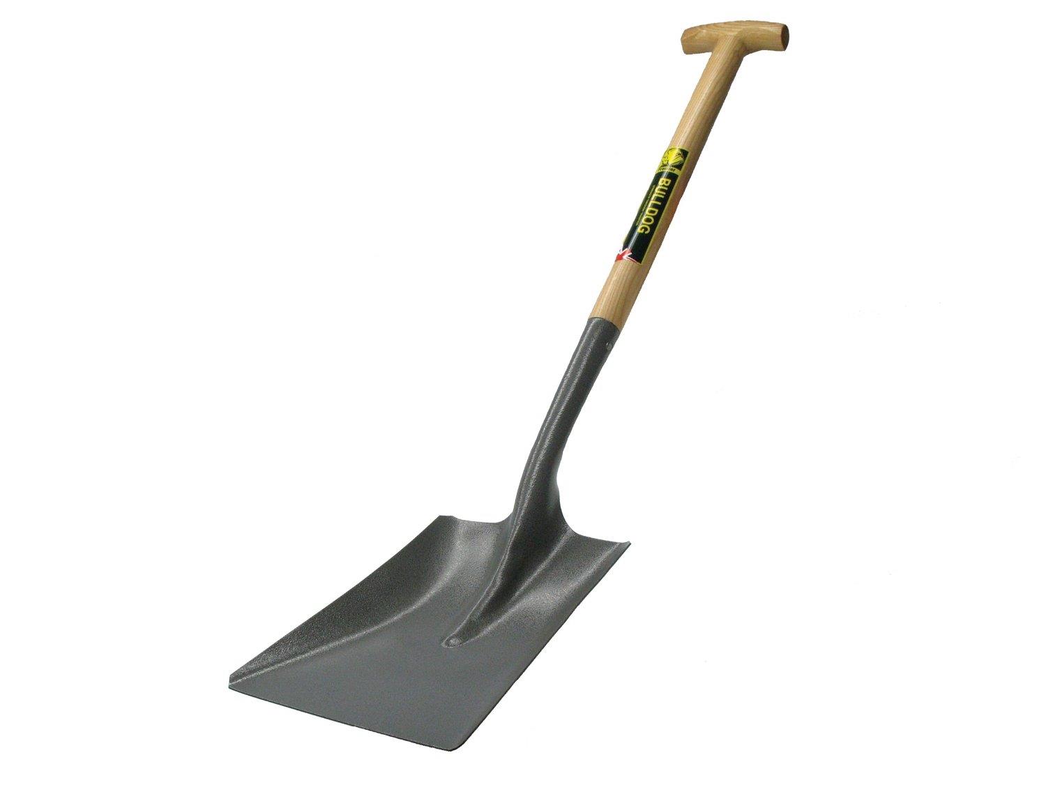 Bulldog No.2 Square Mouth Ash Shaft Shovel T Handle - BULRSTSQT 