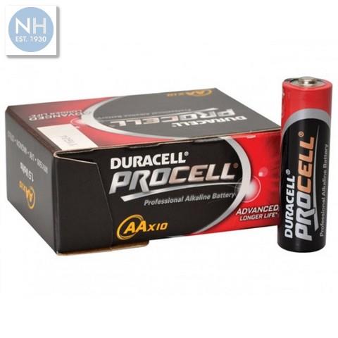 Procell AA Batteries Box of 10 - DURAAPRST 