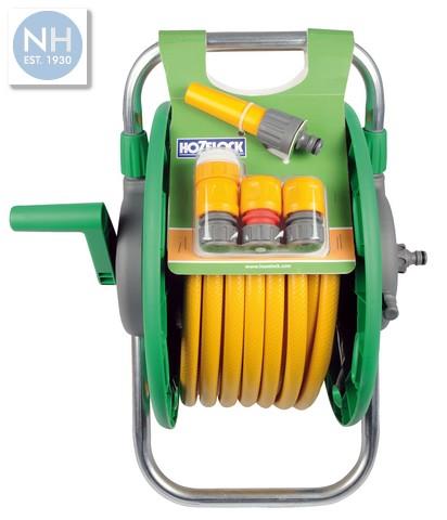 Evergreen 25m Hose Reel On Plastic Reel with 6 Fittings - EMP25MREEL 