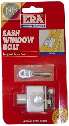 ERA 803-12 White Sash Window Bolt - ERA80312 