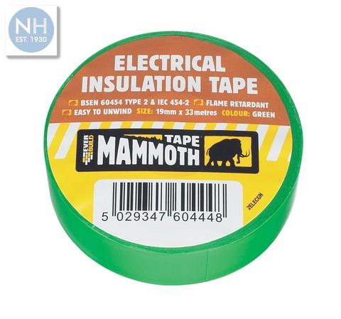 Yellow Electrical Insulation Tape 19mm x 33m - EVE2ELECYW 