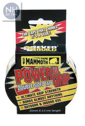Mammoth Powerful Grip 12mm Tape 12mm x 2.5m - EVE2POWERGRIP12 