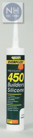 Everbuild 450 Builders Silicone White C3 - EVE450WE 