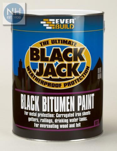 Everbuild 901 Black Bitumen Paint 5L - EVE90105 