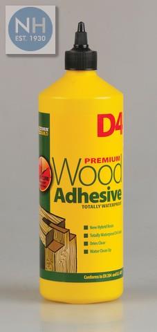 Everbuild D4 Wood Adhesive 1L - EVED41 