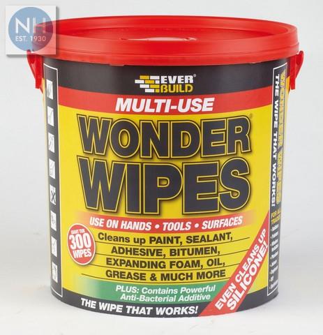 Everbuild Giant Wonder Wipes Tub 300 - EVEGIANTWIPE 