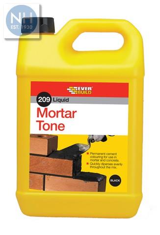 Everbuild 209 Liquid Mortar Tone Black 1L - EVELMTBK1 