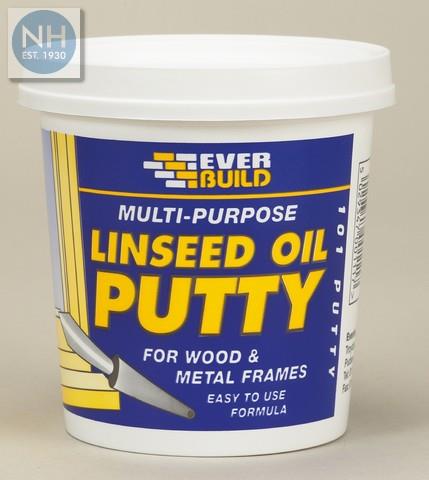 Everbuild 101 Linseed Oil Putty Brown 500g - EVEMPBN05 