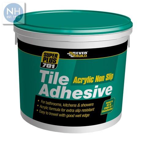 Everbuild 701 Non Slip Tile Adhesive 1L - EVENS01 